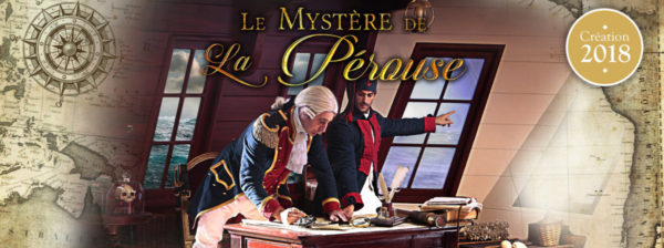 Le Mystère de la Pérouse spectacle proposé en 2018 par le Puy du Fou